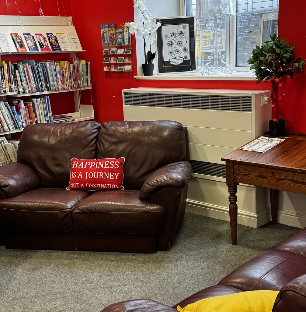 The reading room inside the Centre